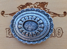 Fibbia in metallo Antichizzato [EL CHARRO] (6 x 7) Vintage Anni 80 (PANINARO)