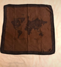 Foulard da donna Alviero Martini 1° Classe, in seta, colore marrone/nero