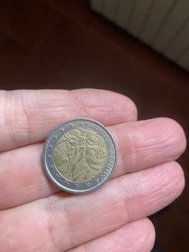 Moneta euro commemorativa - moneta,