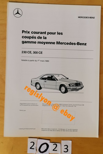 Prix mercedes 230 300 - 230, ce
