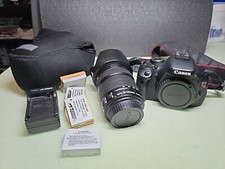 Canon EOS Rebel T3i 18,0 megapixel fotocamera reflex digitale, Efs 18-135 mm, custodia, caricatore e pipistrello