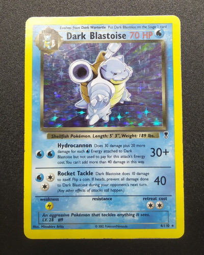 Dark blastoise holo 110 - blastoise,