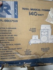 roadstar Pl-8807SW speaker 5.1 sistema di casse 140 watt nuovo mai usato