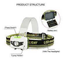 LAMPADA TORCIA FRONTALE CREE XM-L T6 + LUCI RED LATERALI 10W