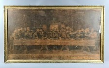 STAMPA Old Incisione Raphael Morghen (1750 -1833) Ultima cena Leonardo da Vinci