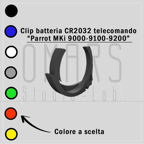 Clip batteria telecomando - 1x,