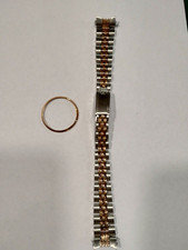 BRACCIALE ROLEX BICOLORE ACCIAIO /ORO ROSA + LUNETTA ROLEX LADY DATE 6517