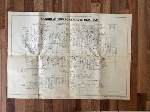 Original sansui 555 - sansui, au-555
