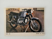 FIGURINA AUTO E MOTO SUPER RAF 1972 BMW R 75/5 n 79 OTTIMA DA RECUPERO
