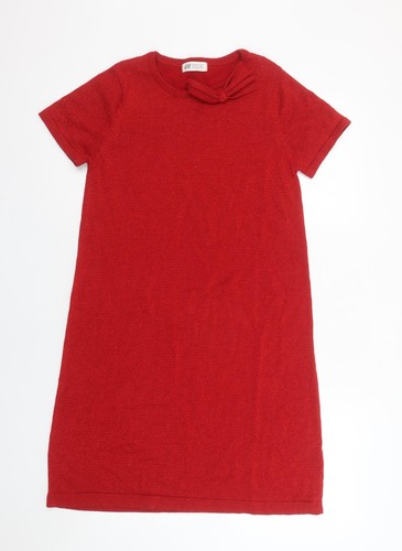 Abito bambina rosso fiocco - rosso,
