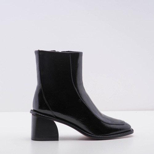 Stivaletto sandro nero vernice - sandro,