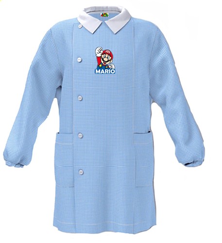 Grembiule asilo super mario - grembiule,