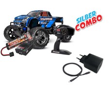 Traxxas Stampede RTR HD blu argento combo TRX36254-8-BLUE-ARGENTO-COMBO 