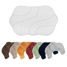 Set Tappeti Bagno Nuvola Tris Doccia Bidet Water Vari Colori Morbido Antiscivolo