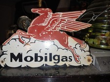 Insegna Vintage Mobil Benzina