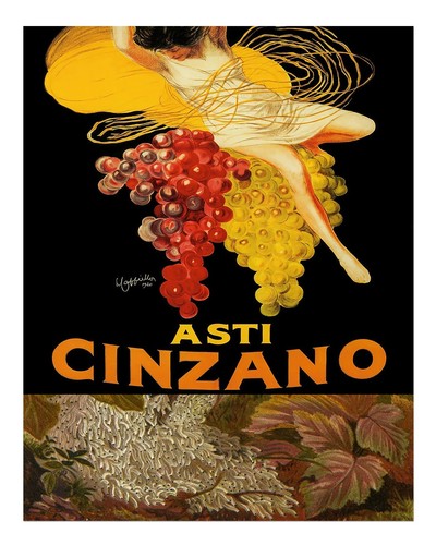 Vintage asti cinzano - asti, arte