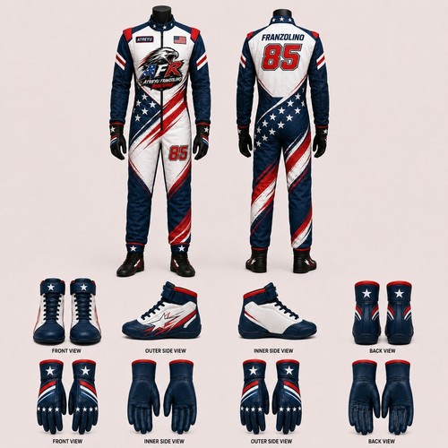 Tuta kart racing con - tuta,