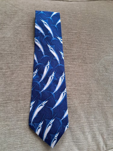 Cravatta marlin blu scuro - marlin, seta