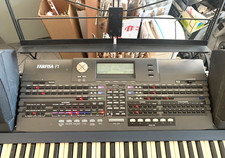 Tastiera Musicale Farfisa F1 1993 Black workstation keyboard Rare