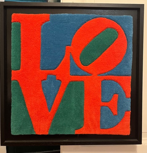 Robert indiana love carpet - indiana,