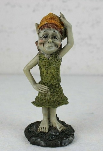 Elfo gnomo resina statua - elfo,
