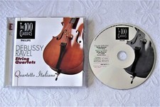 DEBUSSY RAVEL String Quartets - QUARTETTO ITALIANO - CD The 100 Classics PHILIPS