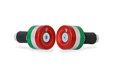 CNC CONTRAPPESI MANUBRIO TRICOLORE DUCATI MONSTER S2R 800 2004-2007 ROSSO