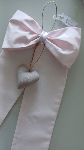 Fiocco nascita rosa bimba con - nascita,