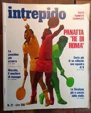 PANATTA RE DI ROMA da INTREPIDO anni 70 ROTOCALCO SPORTIVO-13372/76