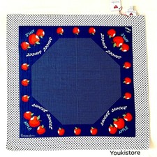 FOULARD BRACCIALINI "Sweet sweet apple" 55X55cm 70% lana, 30% seta MADE IN ITALY