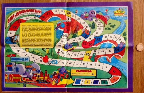 Gioco percorso gita - gioco,
