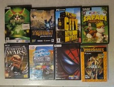 Lotto Giochi 8 Pc ( 7 Usati 1 Sigillato ) Spider-Man Tomb Raider Manhattan...