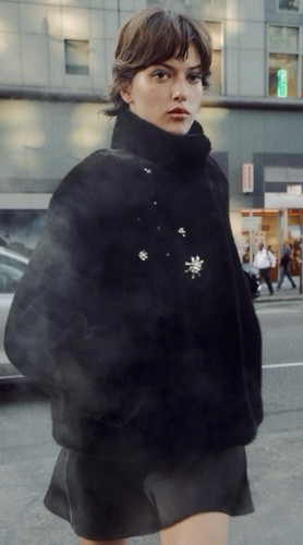 Cappotto giacca pelliccia - cappotto,