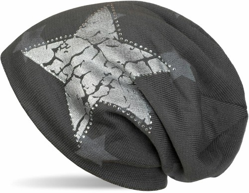 Cuffia beanie motivo stella - a,