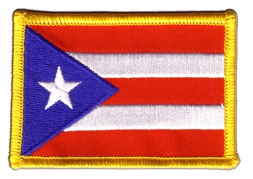 Puerto rico aufnäher flaggen - puerto,