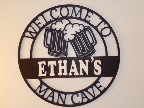 Man cave personalised beer - man,