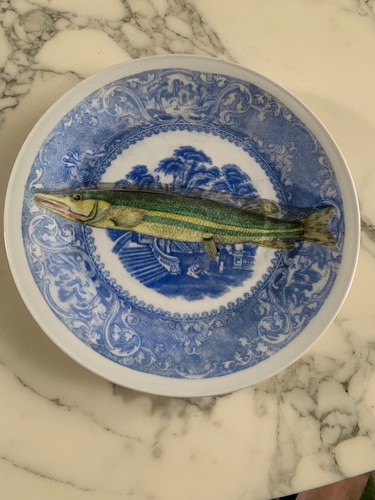 Vintage fornasetti fish plate - fish,