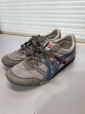Sneakers VINTAGE Onitsuka Tiger Ultimate 81 da uomo US 9,5 grigio/blu/rosso scamosciato