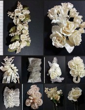 Lotto 10 Fermagli con Fiori in