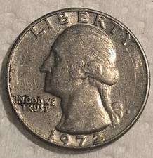 1972 D Quarter - Riempito con