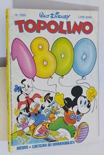83521 TOPOLINO libretto n. 1800 - Disney 1990