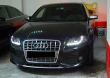 FARI DRL INSIDE R87 DAYLIGHT AUDI A3 8P/8PA DAYLINE BLACK O CROMO 2003 A 2008