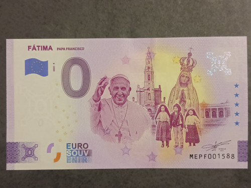 Euro souvenir fatima papa - euro,