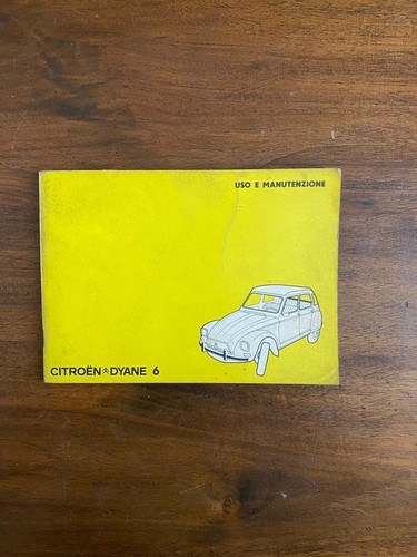 Uso manutenzione citroen - manutenzione,