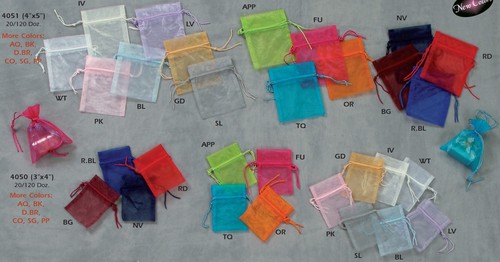 Sacchetti bomboniere 3x4 4x5