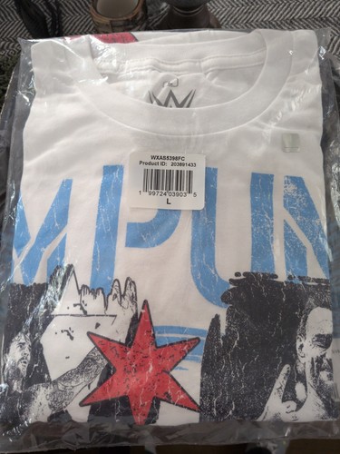 Shirt punk wwe nuova - t-shirt, cm