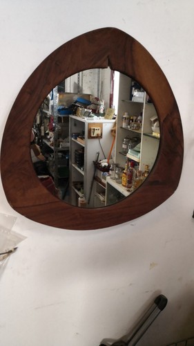 Specchiera design teak carlo - specchiera,