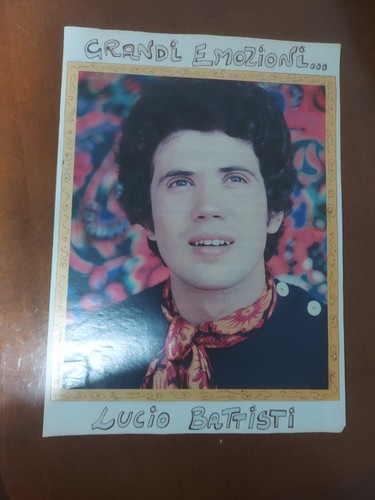 Poster vintage lucio battisti - poster,