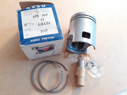 Pistone asso piaggio ape - ape, mp
