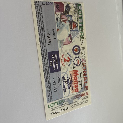 Biglietto lotteria nazionale - biglietto,